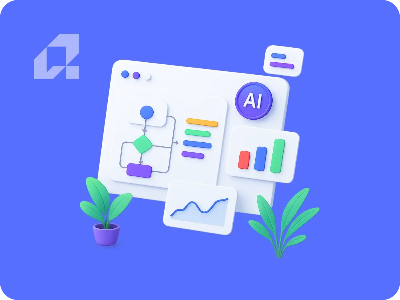 Grafika ilustrująca wybór procesu wdrożenia AI i unikanie 'pilot purgatory'.