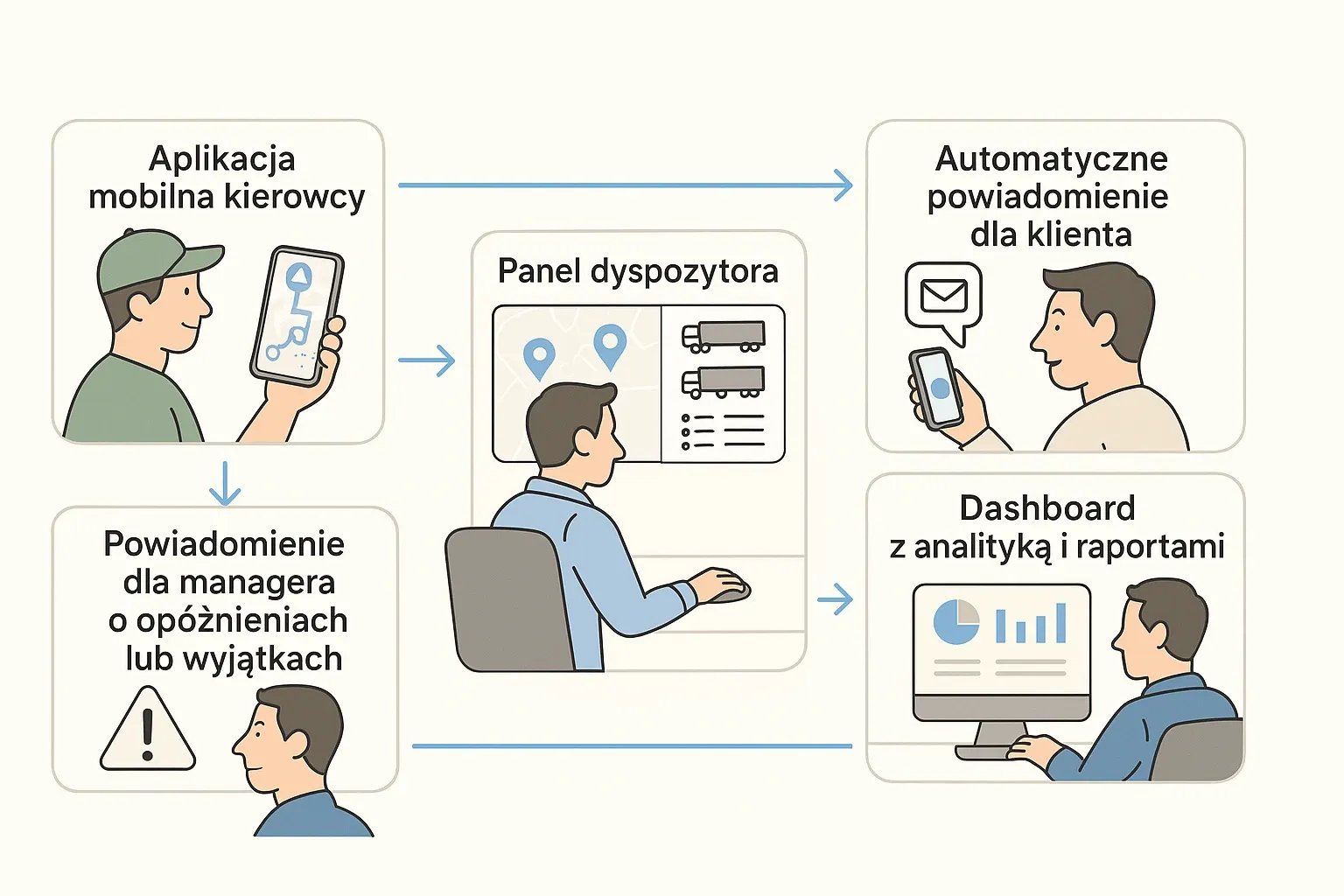 Przedstawienie działania całego systemu