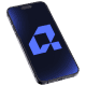 Mobile phone with iMakeable logo