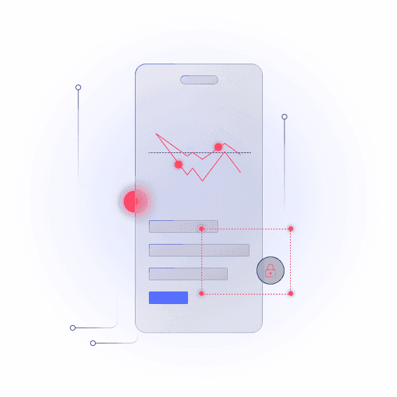 Mobile interface with error alerts showing 67% user abandonment due to app issues, with only 4% reporting problems
