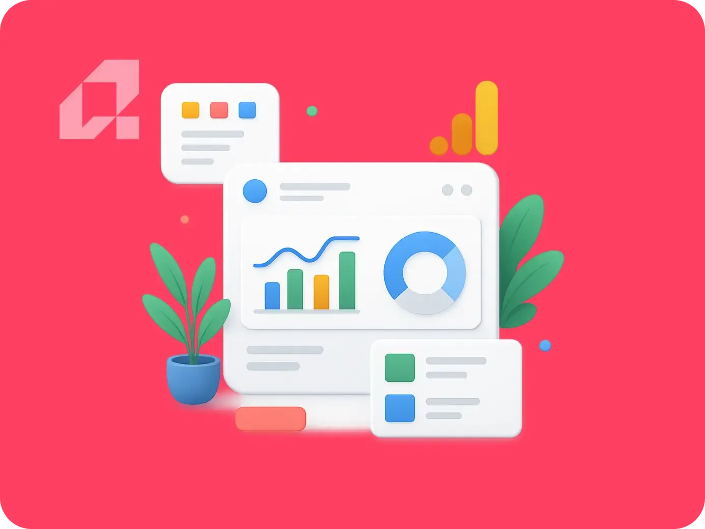 Porządkowanie eventów GA4: migracja do czytelnego schematu Porządkowanie eventów GA4: wizualizacja migracji z chaosu do przejrzystości danych.