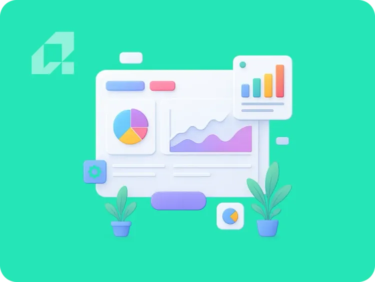 IT System Modernization: Avoid Mistakes, Ensure ROI Success Illustration of data analytics and charts for IT system modernization in large companies.