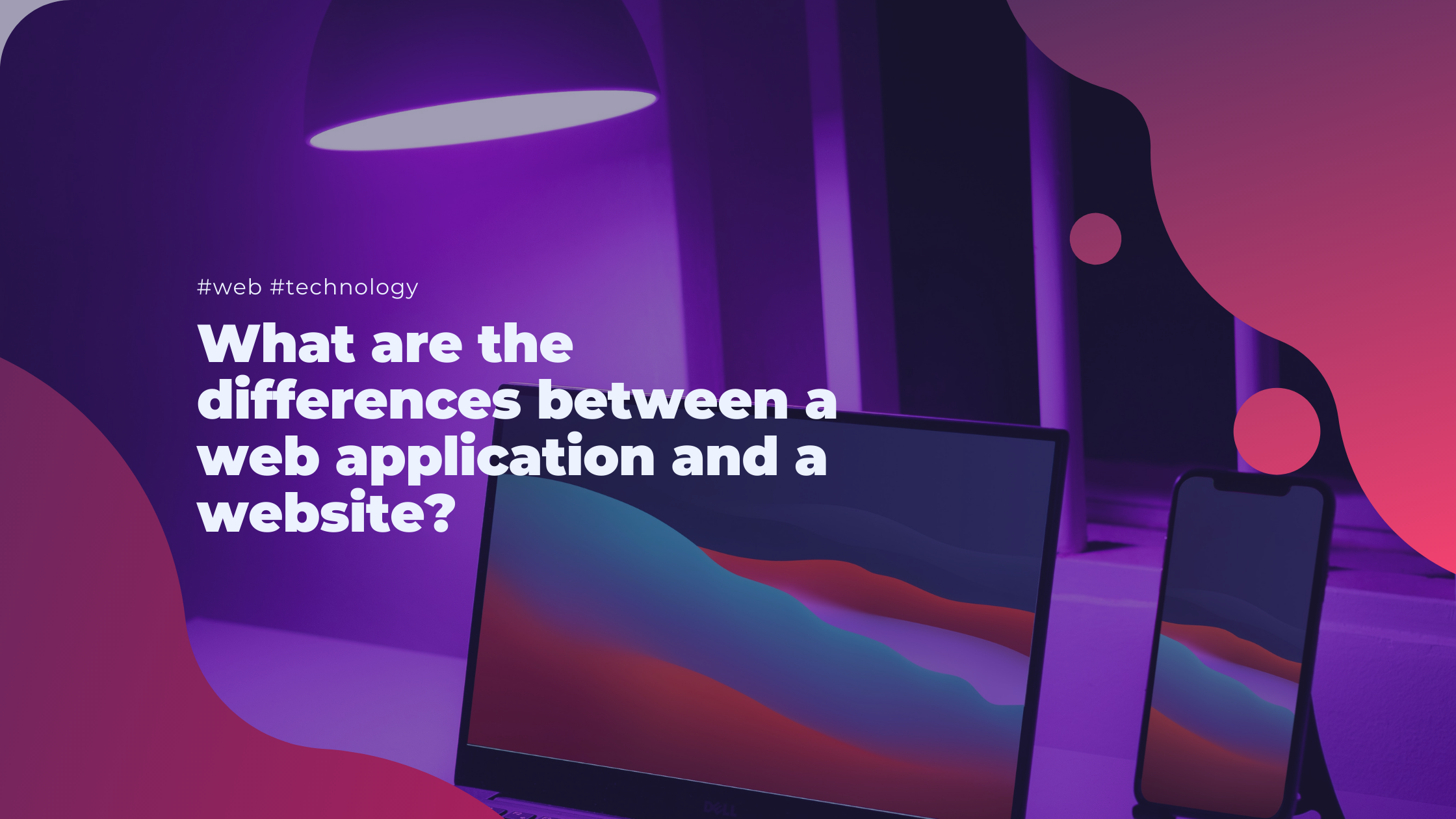 What are the differences between a web application and a website?